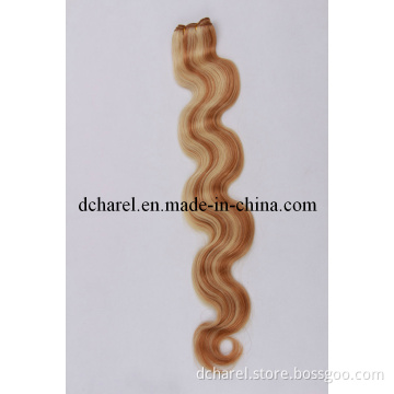 Wholesale Cheap Curly Blond Hair Extensions with Highlighted